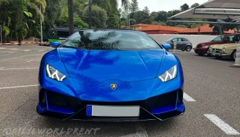 rent lamborghini huracan evo spider in milan