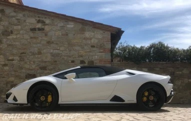 huracan evo spider for rent in valencia
