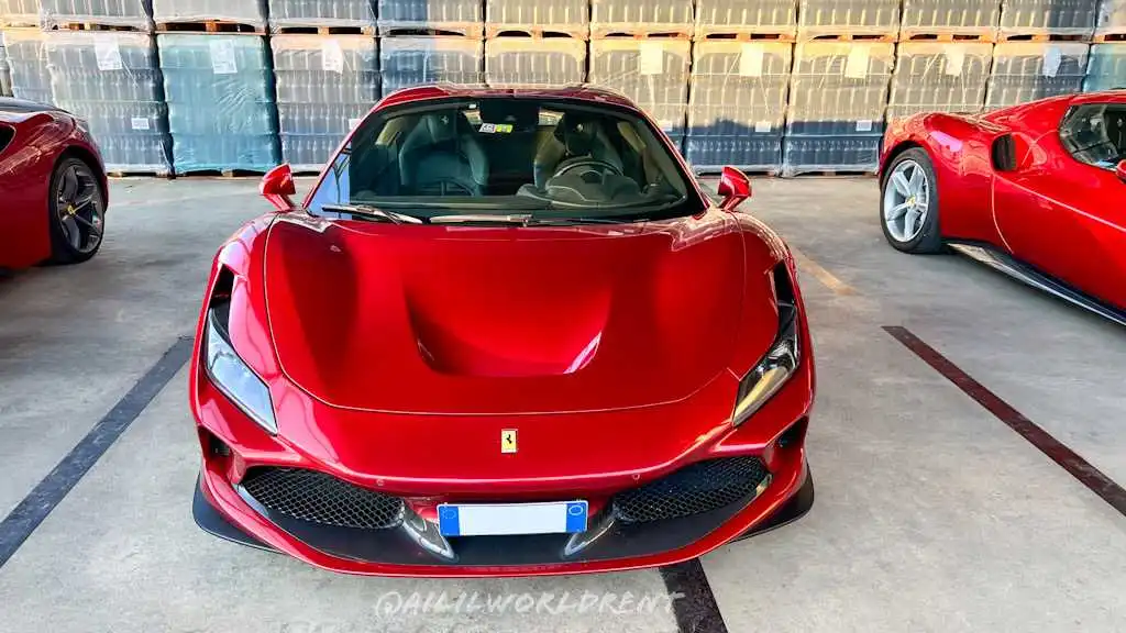 Rent Ferrari F8 Tibuto Spider in Cannes Vallauris