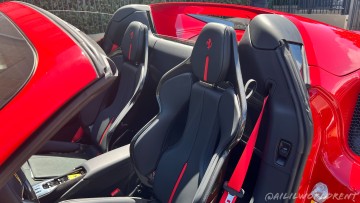 ferrari 296 gts cabrio open roof