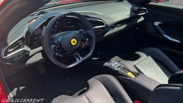 ferrari 296 red interior