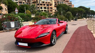 hire ferrari roma spider in europe rome monaco cannes