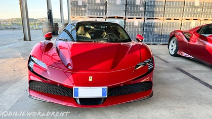 ferrari sf90 stradale in configuration assetto fiorano