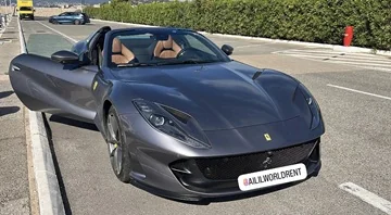 ferrari 812 spider superfast delivered to client in cannes 