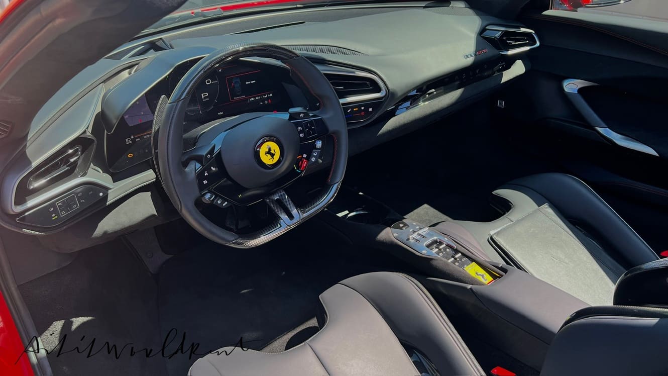 ferrari 296 spider steering wheel