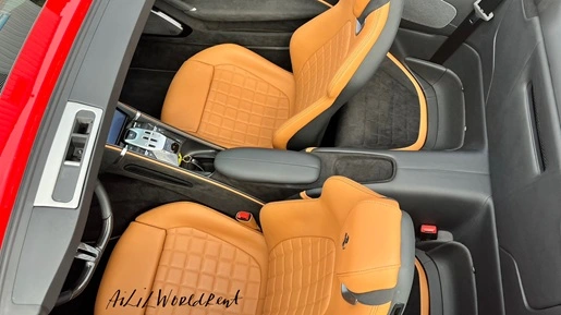 ferrari roma spider 4 seats supercar interion picture