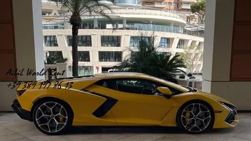 revuelto in yellow color delivered to monaco monte carlo